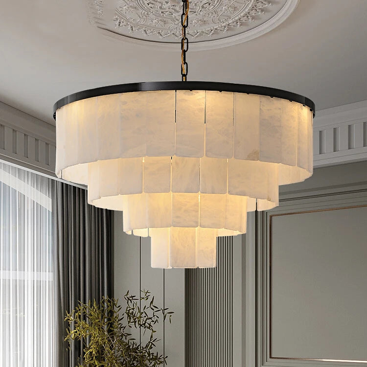 Moonshade Marble Chandelier