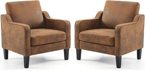 Living Room Armchairs, Set of 2