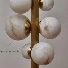 Moonshade Luxury Marble Ball Chandelier