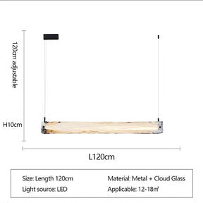 Costa Dining Room Linear Suspension Chandelier