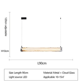 Costa Dining Room Linear Suspension Chandelier