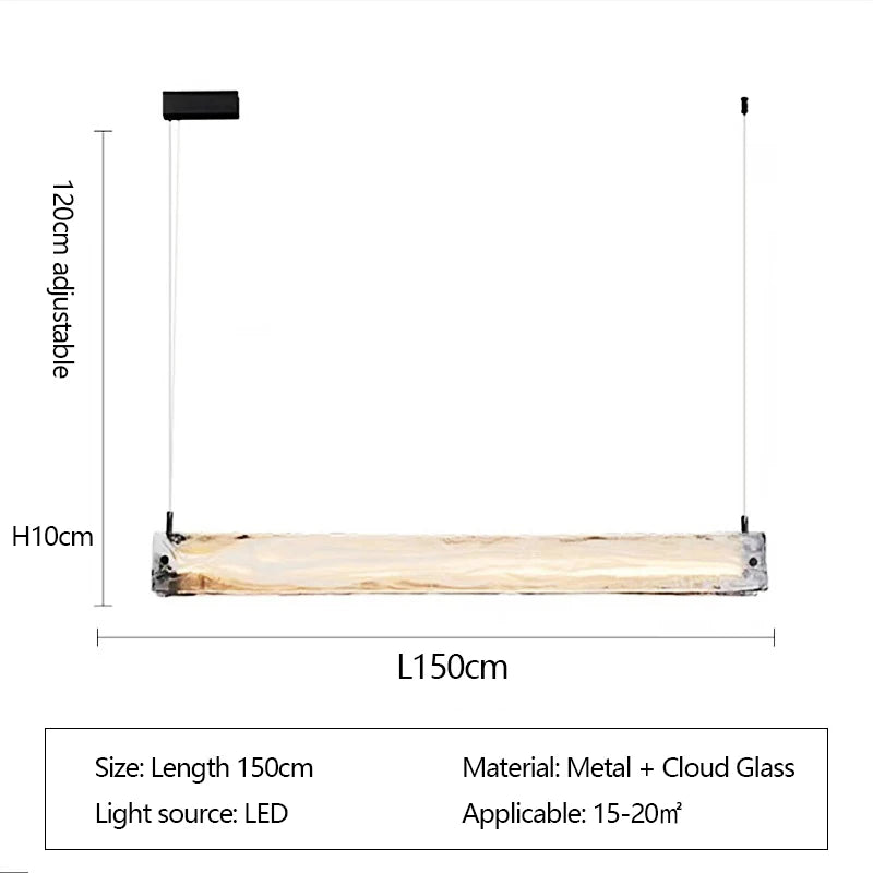 Costa Dining Room Linear Suspension Chandelier