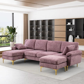 U-Shaped Sectional Sofa Couch