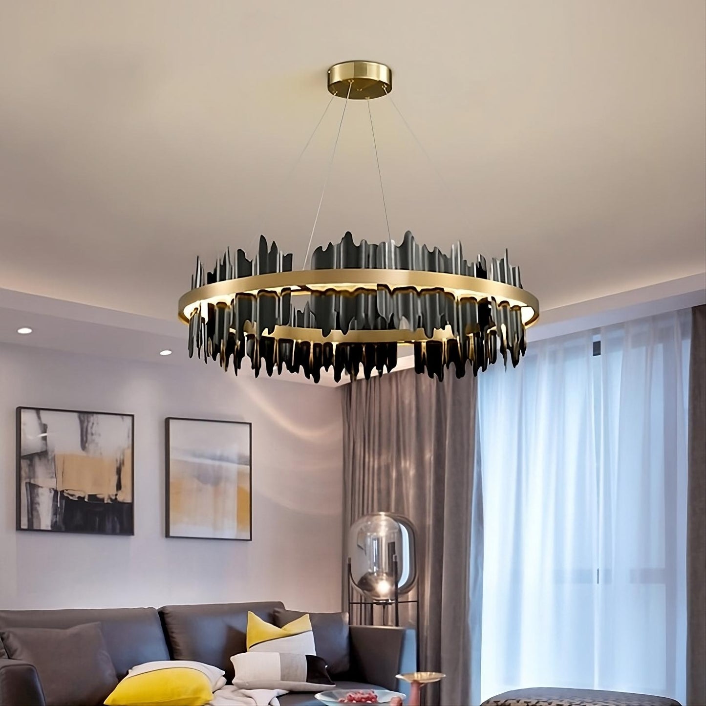 Nera Modern Chandelier: Elegant Lighting for Your Home