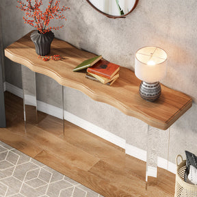Martin 47" Entryway Table with Acrylic Legs