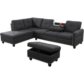 Sectional Sofa With Ottoman