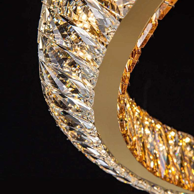 Bacci Crystal Modern Ceiling Light