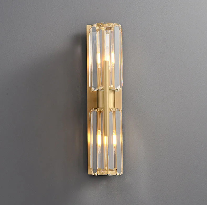 Gio Double Head Crystal Wall Sconce