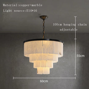 Moonshade Marble Chandelier