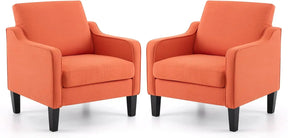 Living Room Armchairs, Set of 2