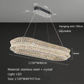 Bacci Modern Crystal Chandelier