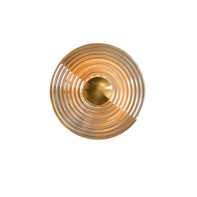 Glass Ripple Copper Wall Sconce