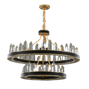 Villa 2-Tier Crystal Chandelier