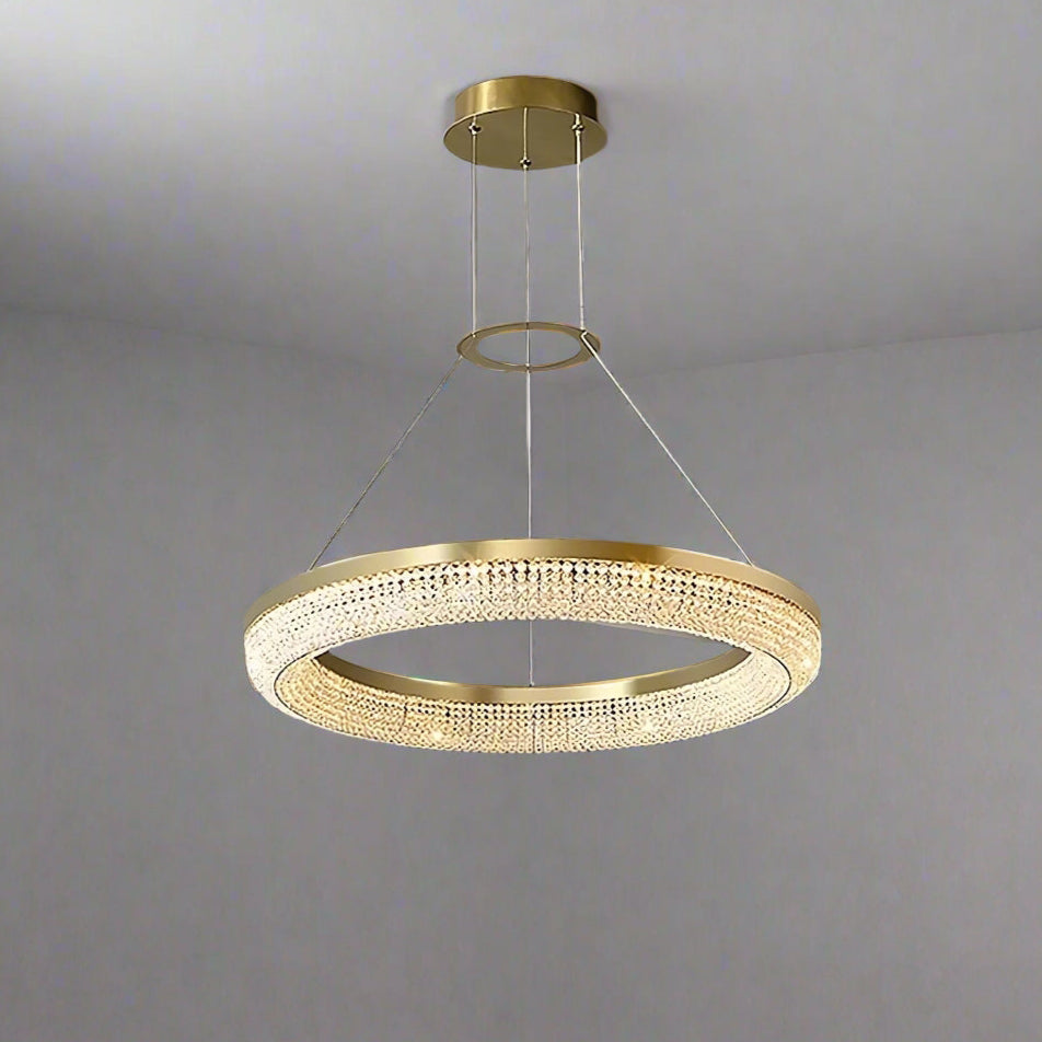 Bergamo Crystal Modern Chandelier