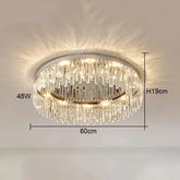 Gio Flush Mount Crystal Ceiling Light