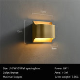 Rame Modern Copper Wall Lights