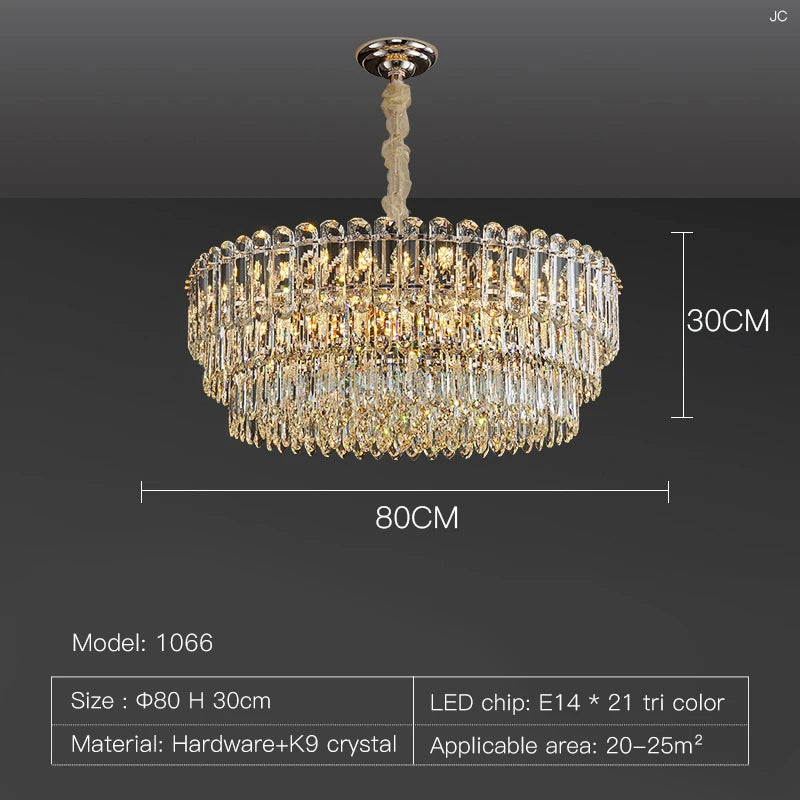 Gio Crystal Chandelier