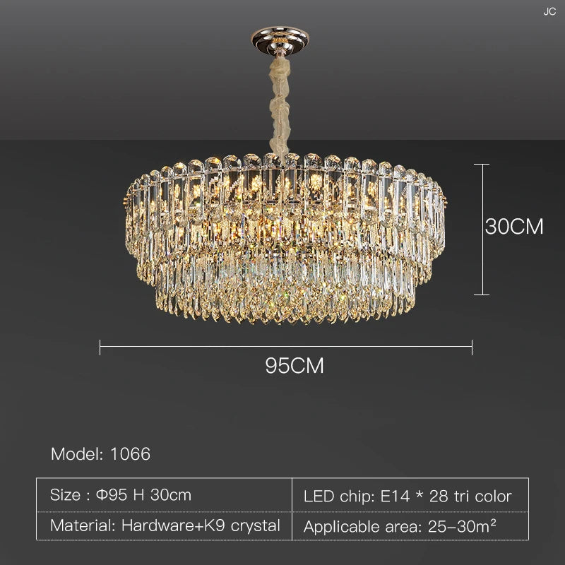 Gio Crystal Chandelier