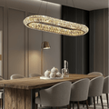 buyBacci 47" Linear Crystal Dining Chandelier - Morsale