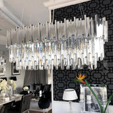 Gio 47" Crystal Dining Room Chandelier