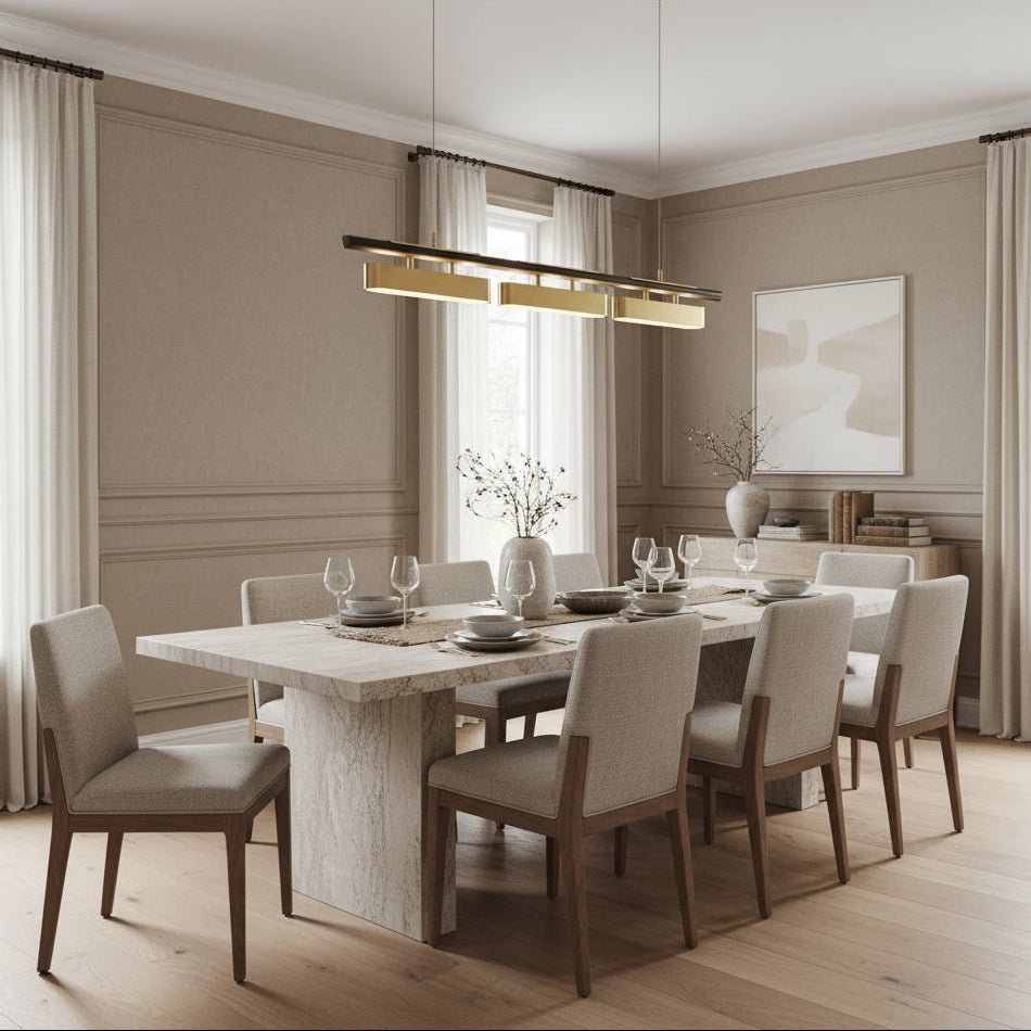 Valiani Linear Brass Pendant – Morsale
