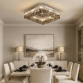 buyGiano Crystal Flush Mount - Morsale