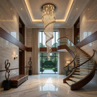 Cascara Crystal Staircase Chandelier