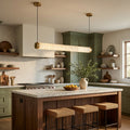 Lunara Marble Linear Pendant