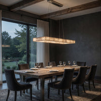 Owens Marble Linear Chandelier 39"