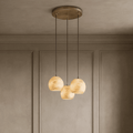 buyAuris 3-Light Marble Chandelier - Morsale