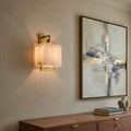 Stuart Modern Marble & Copper Wall Sconce