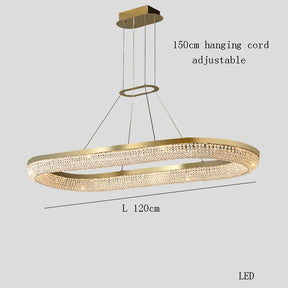 Bergamo Crystal Dining Room Chandelier