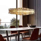 Aresso Stainless Steel Dining Room Chandelier