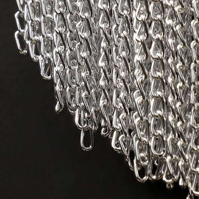 Cadena Aluminum Chain Tassel Wall Sconce