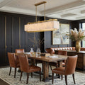 buyValente Marble & Copper Modern Chandelier - Morsale