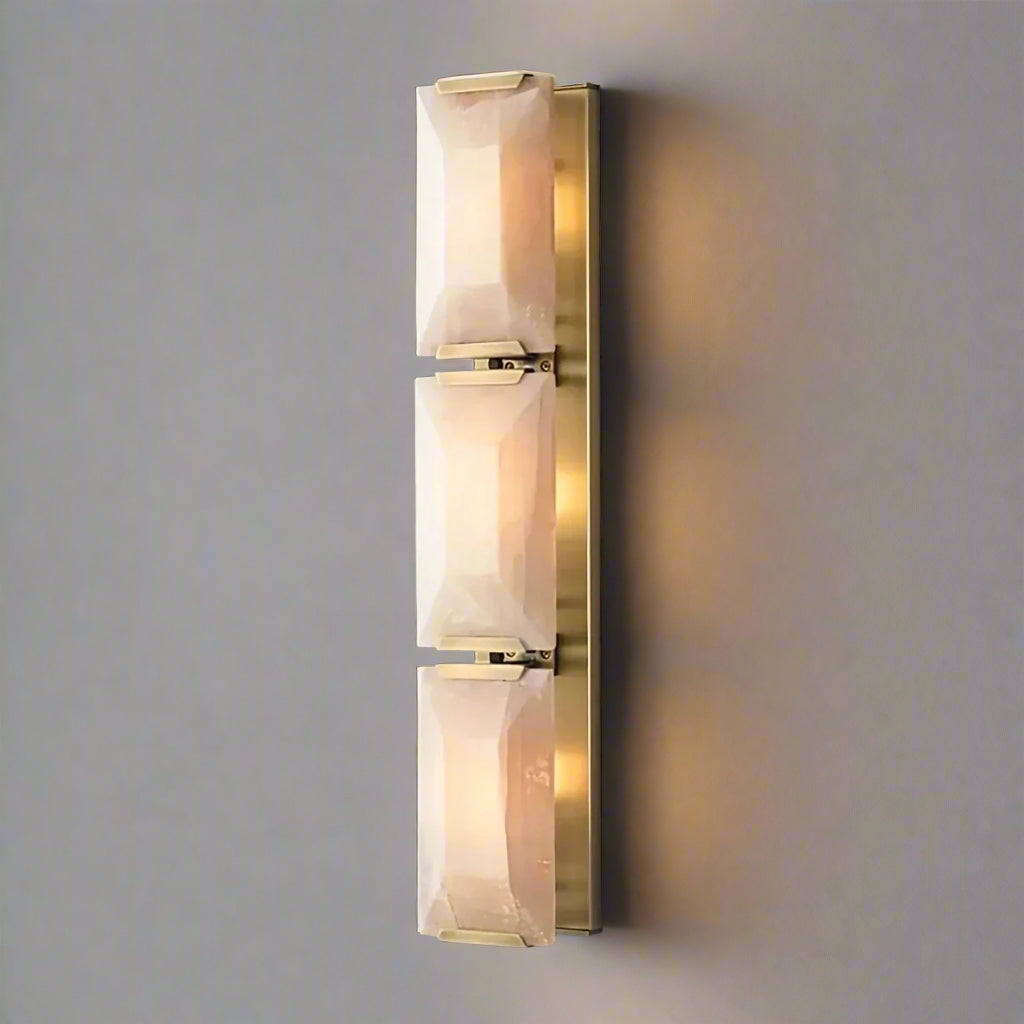 Villano Calcite Crystal Wall Sconce