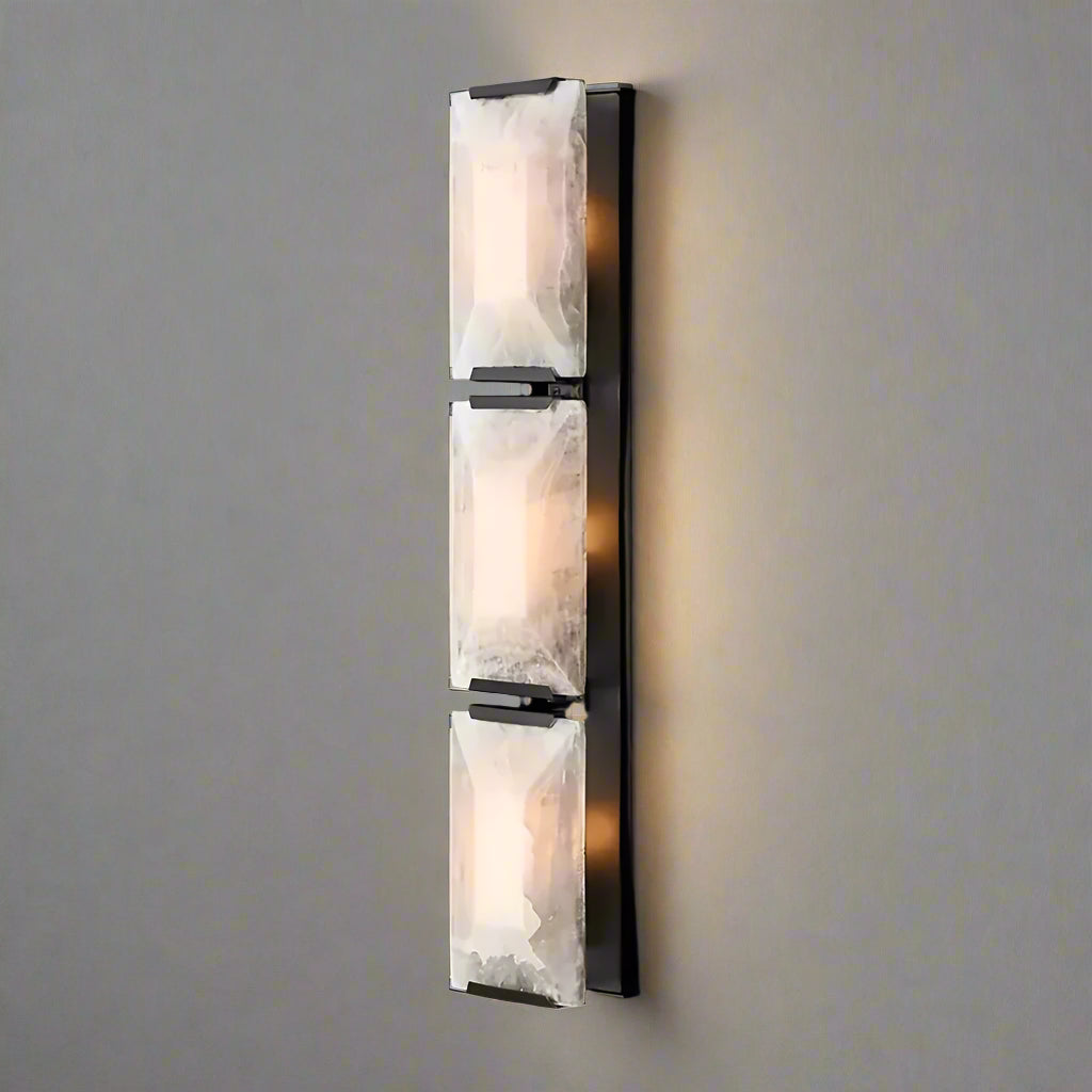 Villano Calcite Crystal Wall Sconce