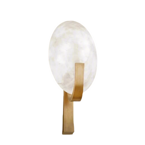 Natural Marble & Copper Sconce Light