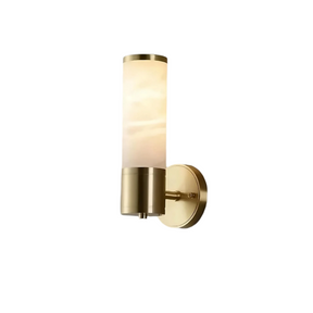 Moonshade Natural Marble & Brass Wall Sconce