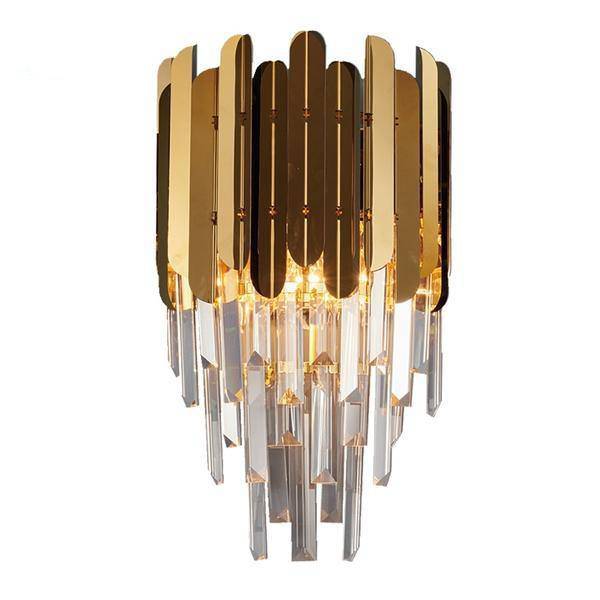Legance Gold Plated Crystal Wall Sconce