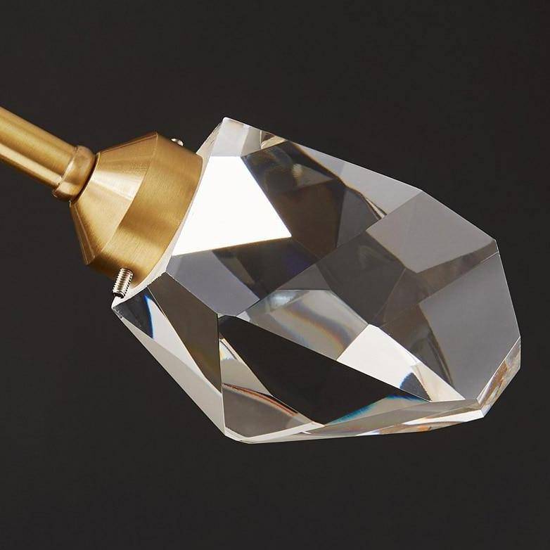 Diamante 15-Light Copper Branch Crystal Chandelier