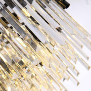 Vigo Collection Crystal Chandelier, Black