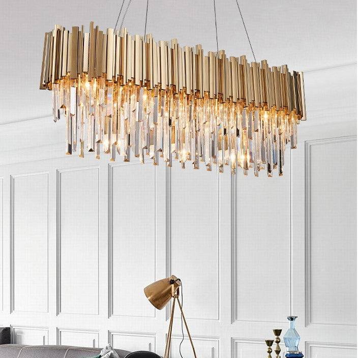 Gio Crystal Kitchen Island Chandelier – Morsale