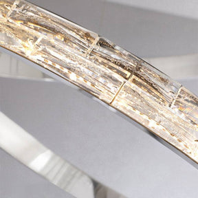 Argento Crystal Ring Modern Chandelier