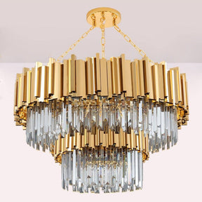 Gio Multi-Layer Crystal Chandelier