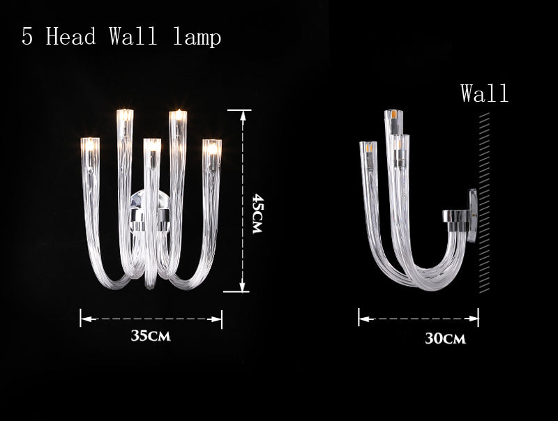Candela Glass Wall Sconce