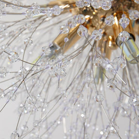 24" Crystal Dandelion Sphere Ceiling Light
