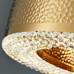 Giovanni Gold Plated Crystal Chandelier
