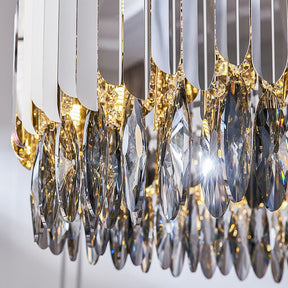 Legance Crystal Stainless Steel Chandelier, Chrome