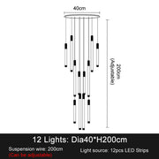 La Barra Duplex Staircase Foyer Chandelier